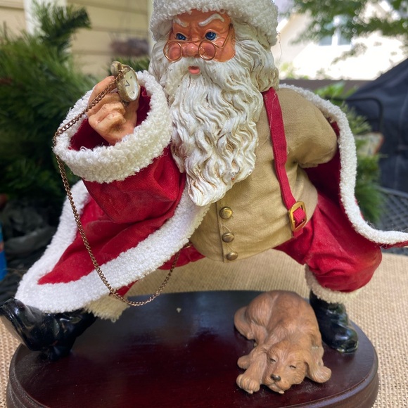 Santa Claus Windsor papermache w pocketwatch - Picture 1 of 11